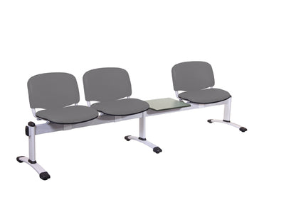 Sunflower - Visitor 4 Section Module - Incorporating 3 Seats/Backs & 1 Magazine Table
