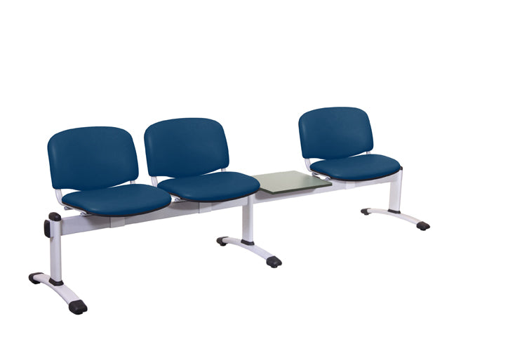 Sunflower - Visitor 4 Section Module - Incorporating 3 Seats/Backs & 1 Magazine Table