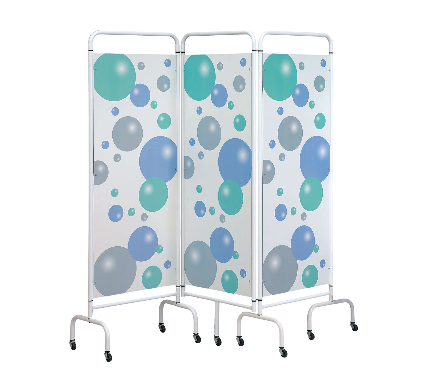 Sunflower - 3 Panel Mobile Folding Hospital Ward Screen