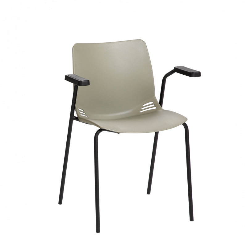 Sunflower - Neptune Visitor Chair with Arms and Moulded Seat