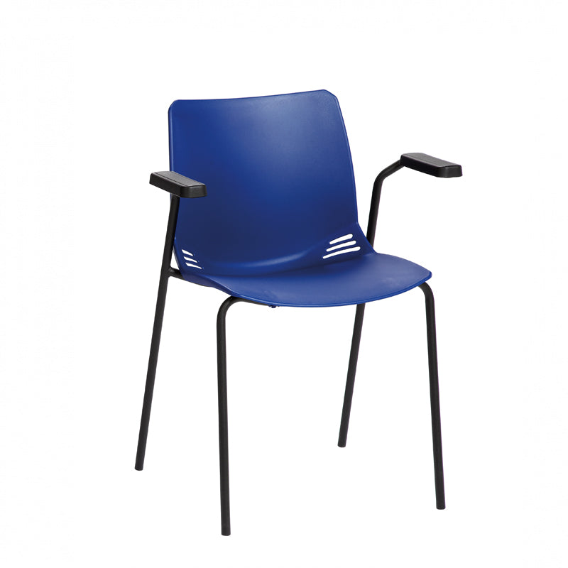 Sunflower - Neptune Visitor Chair with Arms and Moulded Seat
