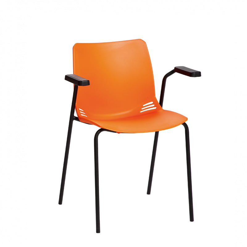 Sunflower - Neptune Visitor Chair with Arms and Moulded Seat
