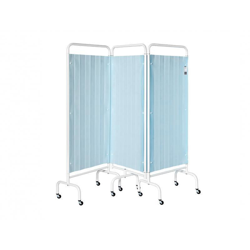 Sunflower - 3 Panel Mobile Folding Curtained Screen