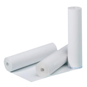 Five rolls of thermal printer paper, predominantly white in color, packaged together.