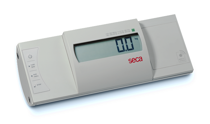 seca 635 - Class III high capacity flat scale, with extra large platform, carry handle & wireless connectivity