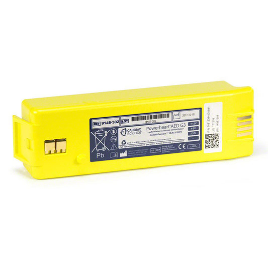 Cardiac Science Powerheart G3 & G3 Plus AED Non Rechargeable IntelliSense Lithium Battery 9146