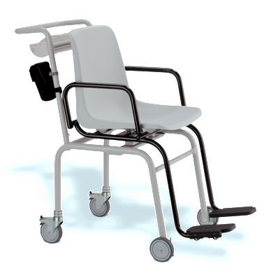 seca 955 - Class III digital high capacity chair scale with fold up arm & footrests, BMI 