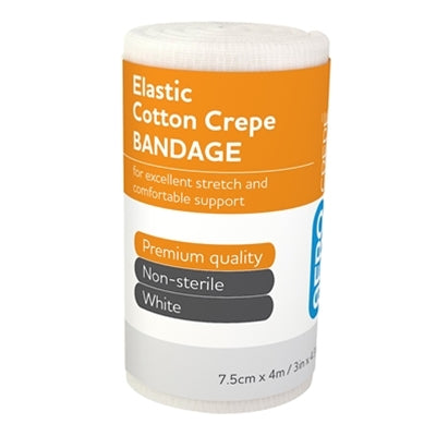 Aero Healthcare - AEROCREPE ELASTIC COTTON CREPE BANDAGE 7.5CMX4M - EACH