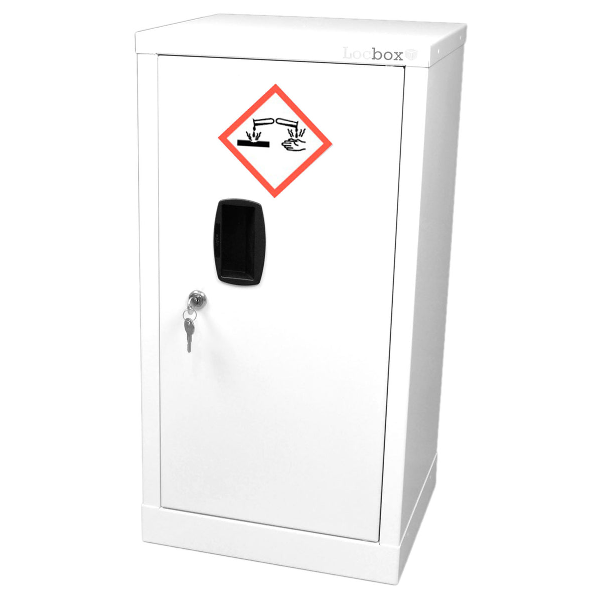 Pharmacy Medical - ACID AND ALKALI CABINET | SINGLE DOOR, ONE SHELF | S, M or L | WHITE