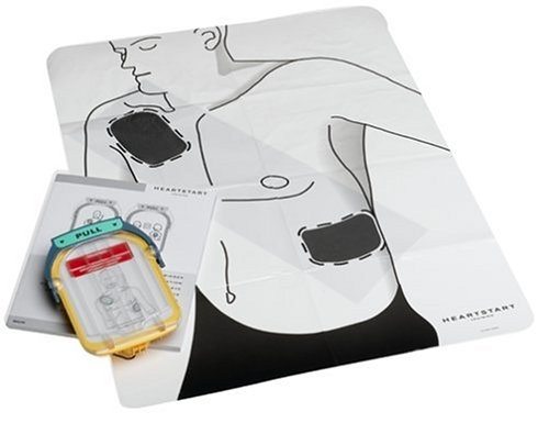 Philips - Adult Pad Placement Guide (Flat Man)