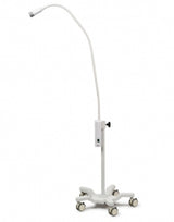Opticlar - 10W LED Examination Light - Mains powered/ Rechargeable, Flexible Arm, Dedicated mobile trolley