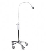 Opticlar - 10W LED Examination Light - Mains powered/ Rechargeable, Flexible Arm, Universal trolley