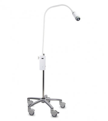 AW Opticlar-10WLEDExaminationLight-Mainspowered Rechargeable FlexibleArm Universaltrolley