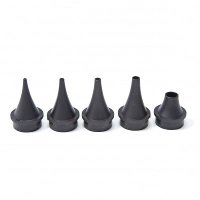 Opticlar - 2G Generic Welch Allyn Reusable Otoscope Tips - Set of 5, 2.0, 3.0, 4.0, 5.0 and 9.0mm Dia.