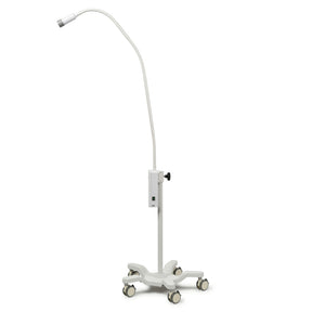 Opticlar - 3W LED Examination Light - Mains powered/ Rechargeable, Flexible Arm, Dedicated mobile trolley
