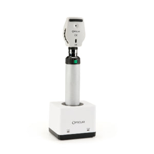 Opticlar - AL68 Ophthalmoscope Set - Adapt Lithium Rechargeable Handle, Single Port Charger