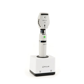 AW Opticlar-AL68OphthalmoscopeSet-E-LithiumRechargeableHandle SinglePortCharger 1