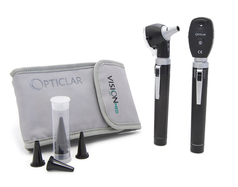 Opticlar - Pocket E.N.T Otoscope Set - AA Battery, Zip Case