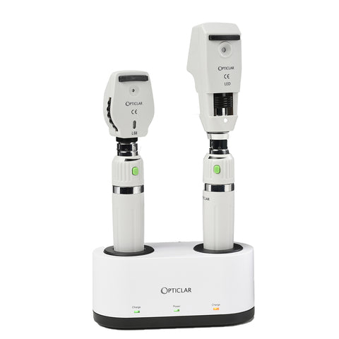 Opticlar - Specialist Ophthalmic Set - 2 E-Lithium Rechargeable Handles
