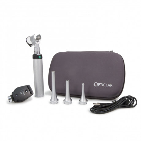 AW Opticlar-StandardVeterinaryDiagnosticSet-1ADAPTLithiumUSBRechargeableHandle