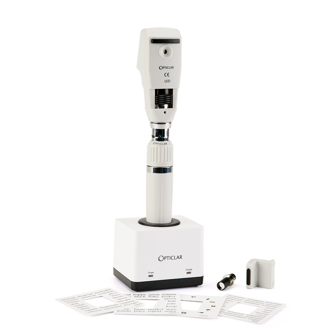 Opticlar - Streak Retinoscope Set - E-Lithium Rechargeable Handle