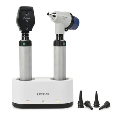 Opticlar - VScope 4.2x Diagnostic Set -  ADAPT Lithium Rechargeable, 2 Handles