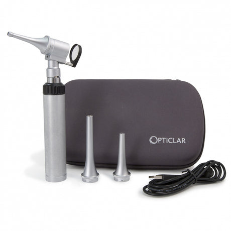 AW Opticlar-VeterinarySlitOtoscopeSet-1ADAPTLithiumUSBRechargeableHandle