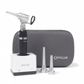 AW Opticlar-VeterinarySlitOtoscopeSet-1E-LithiumRechargeableHandle SinglePortCharger