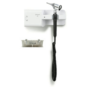 AW Opticlar-VeterinarySlitOtoscopeSet-WallMounted Mains CCell withStainlessSteelTipTidy