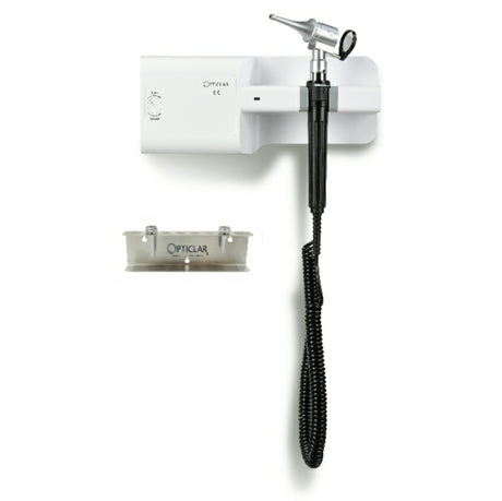AW Opticlar-VeterinarySlitOtoscopeSet-WallMounted Mains CCell withStainlessSteelTipTidy