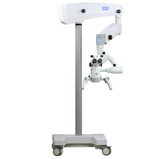 Opticlar - Zumax LED Dental Microscope - Continuous Magnification, Vario Dist Objective Lens, Electro Magnetic Movement