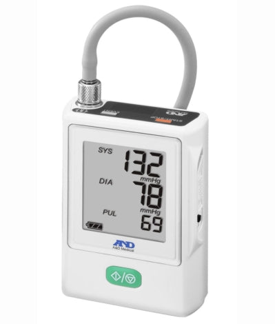 A&D - 24 hour blood pressure monitor with AFib screening & 360 PatientView. Includes ABPM Data Manager Software, adult cuff and large cuff & carry case
