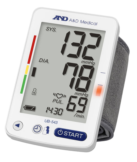 A&D - UB-543 - Wrist blood pressure monitor with AFib screening