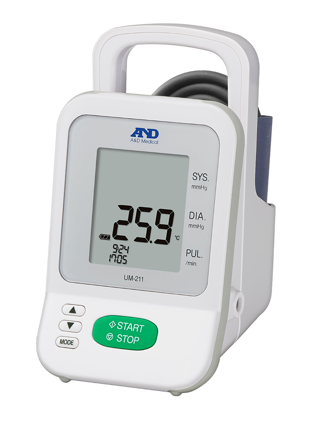 A&D - Professional upper arm blood pressure monitor - Dual mode of automatic or manual sphygmomanometer
