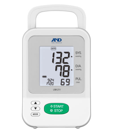 A&D - Professional upper arm blood pressure monitor - Dual mode of automatic or manual sphygmomanometer