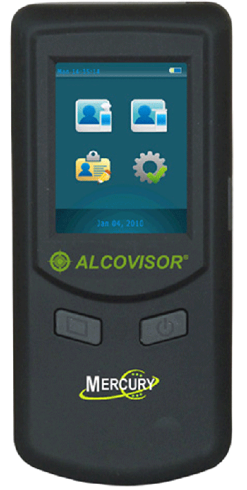 The Alcovisor Mercury Full Pro Fuel Cell Breathalyser ( No printer version)