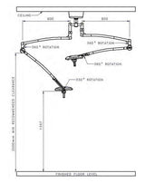 Brandon Medical - Astralite Minor Surgical Lamp, tandem mounted (100 Klux)