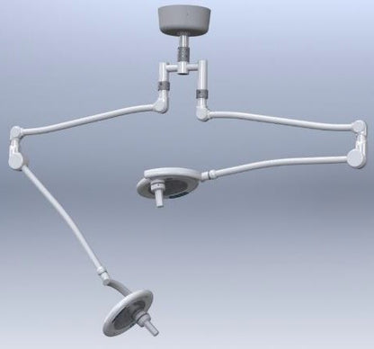Brandon Medical - Astralite Minor Surgical Lamp, tandem mounted (100 Klux)