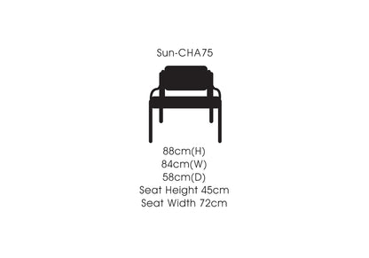 Sunflower - Aurora Bariatric 222kg (34st.) Arm Chair