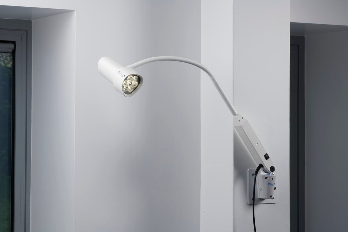 Brandon Medical - Coolview CLED50 LED Examination Light SX Arm with LED technology - wall mount
