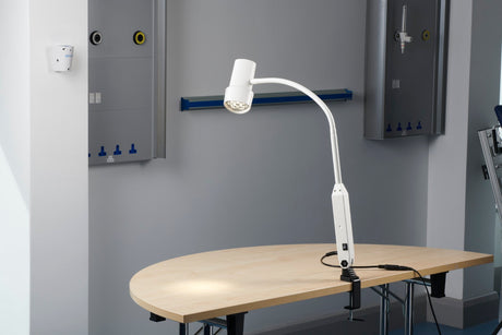 Brandon Medical - Coolview CLED50 LED Examination Light SX Arm with LED technology - table fixing 