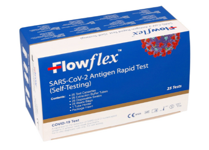 Flowflex Lateral Flow Test SARS-CoV-2 Antigen Rapid - Box of 25 [COVID Test - Acon]