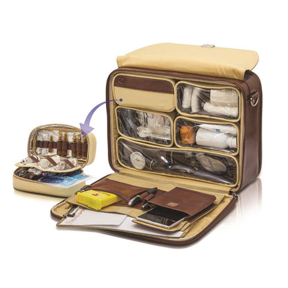 Elite Leather Doctor's Medical Bag