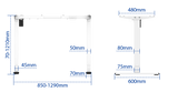 Classic standing desk Basic and Standard versions available