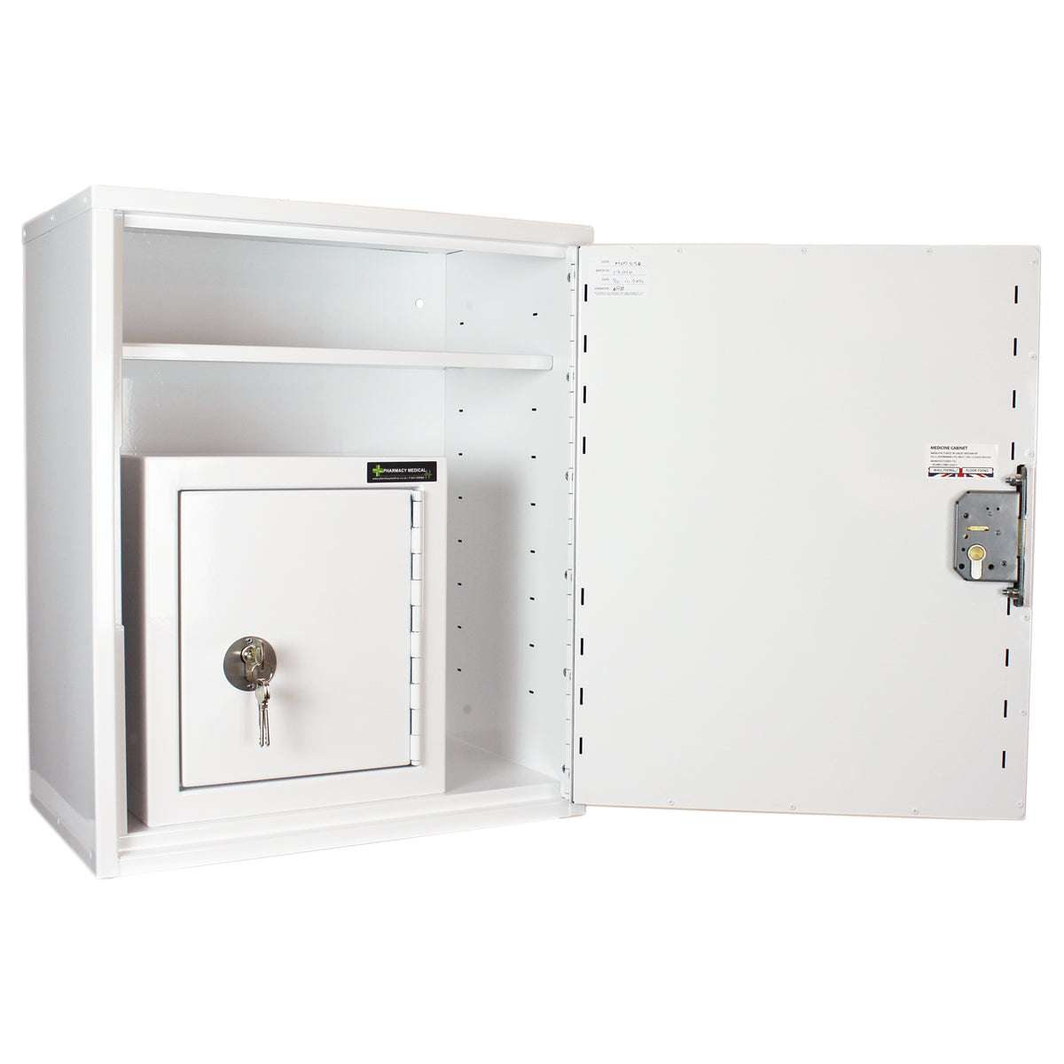 Pharmacy Medical HECCMC250A Medicine Cabinet – Internal Controlled Drugs Cabinet – 600 x 500 x 300mm