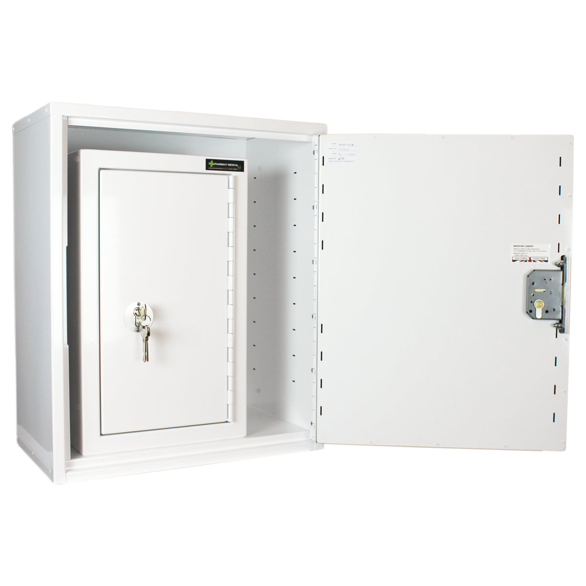 Pharmacy Medical HECCMC250A Medicine Cabinet – Internal Controlled Drugs Cabinet – 600 x 500 x 300mm