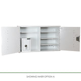 HECCMC403A MEDICINE / DRUGS CABINET 600 X 1000 X 300mm - internal view