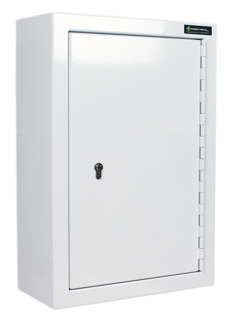 Pharmacy Medical - HECDC1012 CONTROLLED DRUGS CABINET | 2 SHELVES (Adjustable) |  R or L HINGE, optional warning light