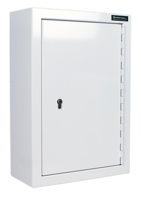 Pharmacy Medical - HECDC1012 CONTROLLED DRUGS CABINET | 2 SHELVES (Adjustable) |  R or L HINGE, optional warning light