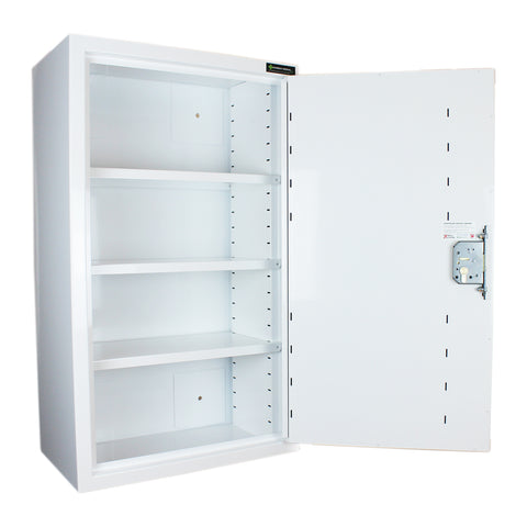 Pharmacy Medical - HECDC1030 CONTROLLED DRUGS CABINET | 3 SHELVES (Adjustable) |  R or L HINGE, optional warning light